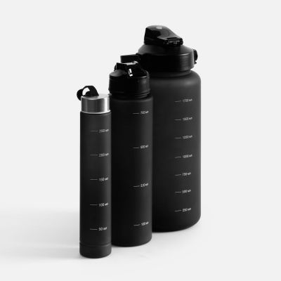 Набор спортивных бутылок Aquapack, черный-3