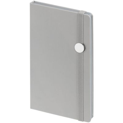 Блокнот Shall Round, серый-0