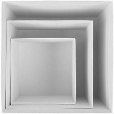 Коробка Cube, L, белая-4