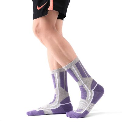 Набор из 2 пар мужских термоносков Monterno Sport, черный и фиолетовый-5