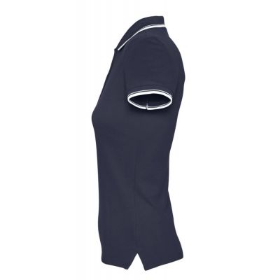 Рубашка поло женская Practice Women 270, темно-синяя с белым-2