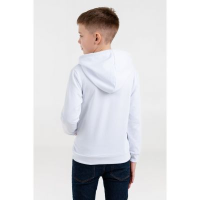 Толстовка с капюшоном детская Kirenga Kids, белая-4