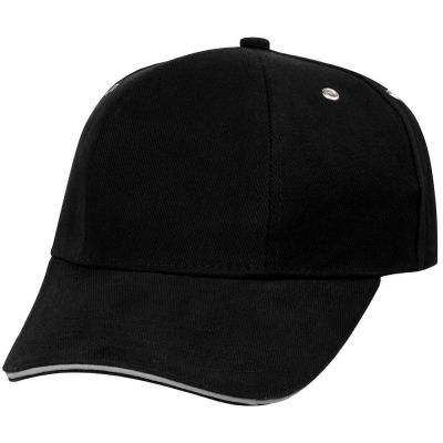 Бейсболка Hard Work Black со светоотражающим элементом-0