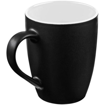 Кружка Bright Tulip, матовая, черная с белым-1