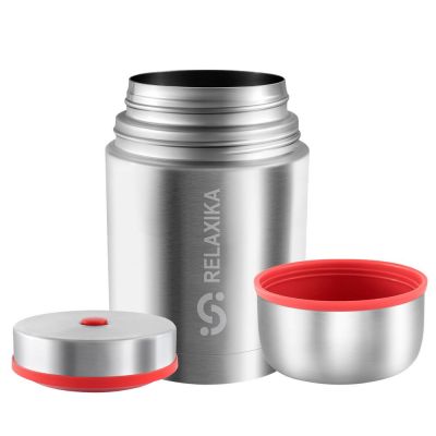 Термос для еды Relaxika 700, стальной-3