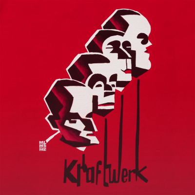 Футболка «Меламед. Kraftwerk», красная-2