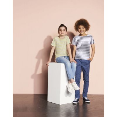 Футболка детская Miles Kids серый с желтым-1