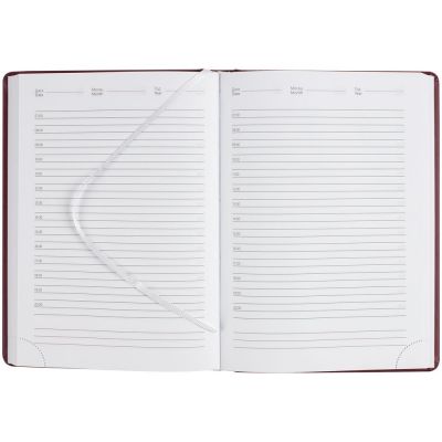 Ежедневник Brand, недатированный, бордовый-3