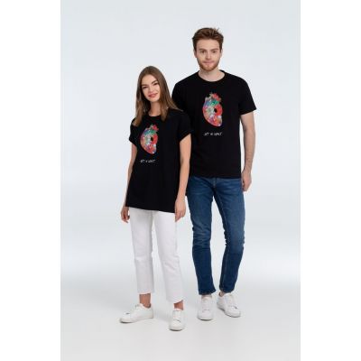 Футболка Art In Heart, черная-8