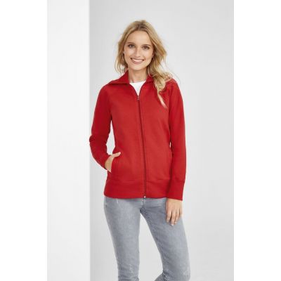 Толстовка женская на молнии Soda 280 серый меланж-3