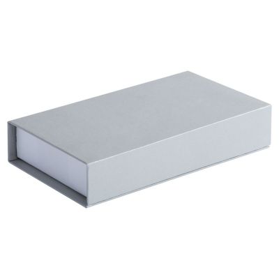 Коробочка «Блеск» подарочная, серебристая-0