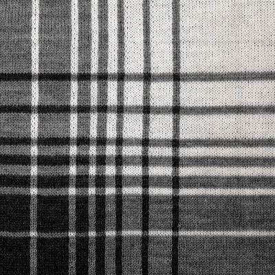 Плед Duotone, черный с белым-5