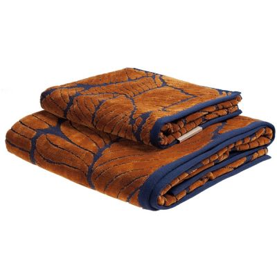 Набор «Хамам», ver.2, синий с горчичным-3