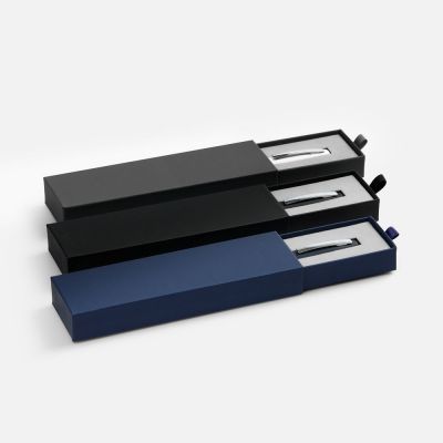 Ручка шариковая Bolt Soft Touch в футляре, синяя-3