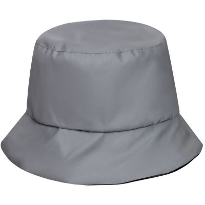 Панама Manifest из светоотражающей ткани, серая-1