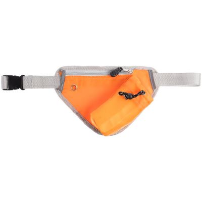 Сумка поясная с отделением для бутылки Waterun, оранжевая-1