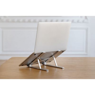 Подставка для ноутбука и планшета Scaffold, серебристая-7