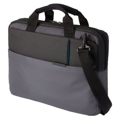 Сумка для ноутбука Qibyte Laptop Bag, темно-серая с черными вставками-2