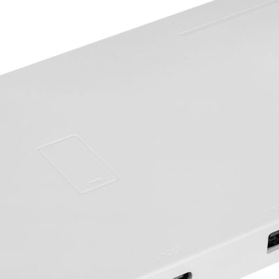 Станция беспроводной зарядки с часами fullStack, белая-7