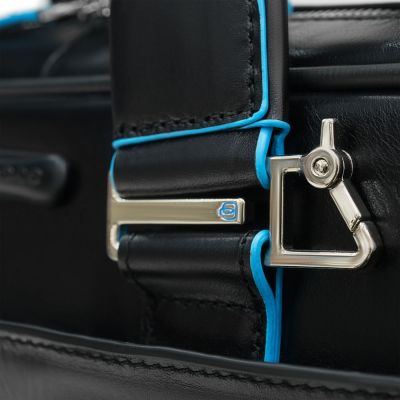 Сумка с отделением для ноутбука Piquadro Blue Square, черная-8