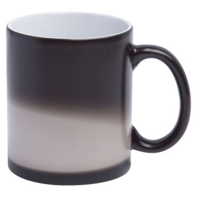 Кружка «Хамелеон», матовая, черная-2