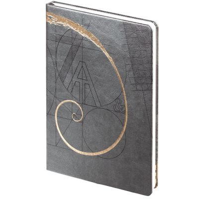 Ежедневник «Буквы-цифры», недатированный, серый-0