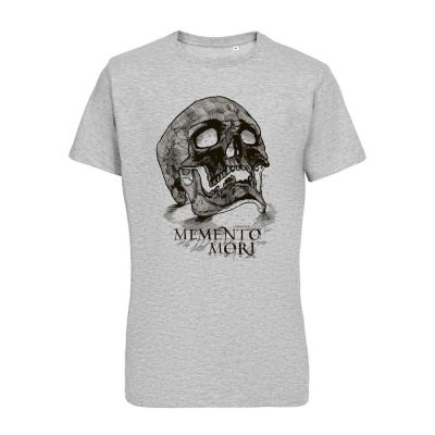 Футболка Memento Mori, серый меланж-1