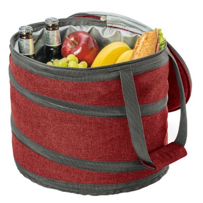 Складная термосумка Coast, бордовая-4