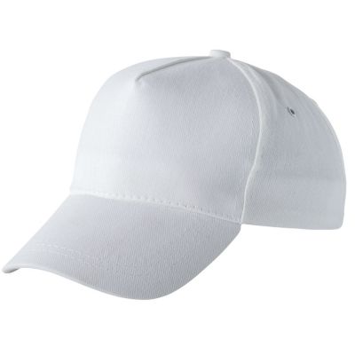 Бейсболка детская Unit Kids, белая-0