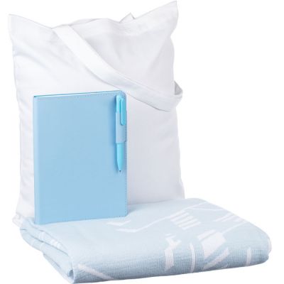 Набор Merry Flakes, голубой с белым-0