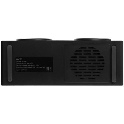Bluetooth-колонка со светомузыкой Sensofonic, черная-6