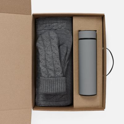 Набор Wintrish, серый меланж-1