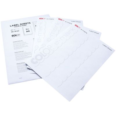 Наклейки Colop E-mark-0