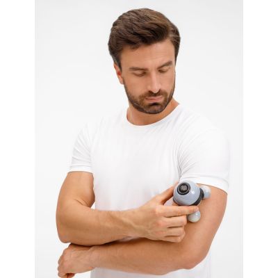 Ручной вибромассажер Spacy, серый с черным-4