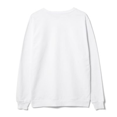 Свитшот унисекс Simpler, белый-1