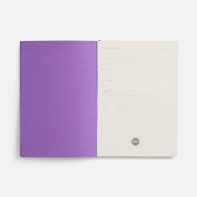 Ежедневник Flat ver.2, недатированный, фиолетовый-4