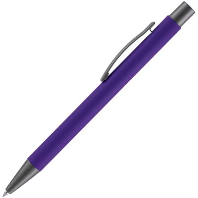 Ручка шариковая Atento Soft Touch, фиолетовая-1