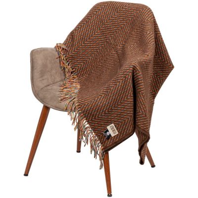 Плед Brera Testa Di Moro, коричневый-1