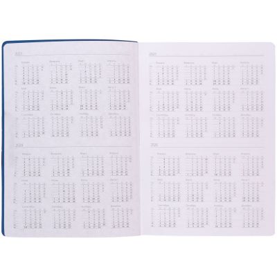 Ежедневник Flexpen Shall, недатированный, синий-8