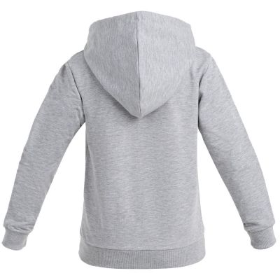 Толстовка с капюшоном детская Kirenga Kids, серый меланж-1