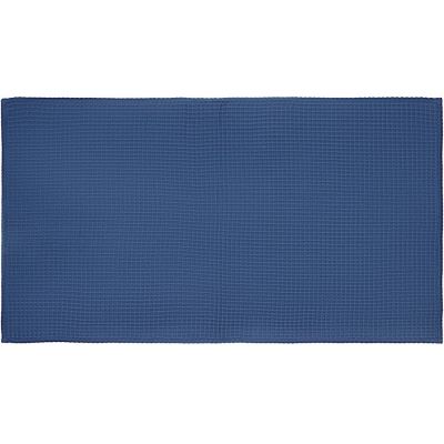 Полотенце вафельное Gentle, большое, темно-синее-1