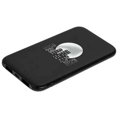 Аккумулятор с подсветкой markBright Town, 5000 мАч, черный-3