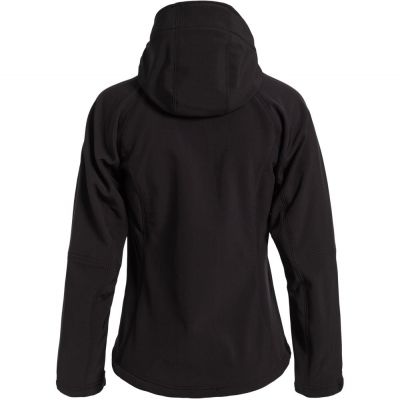 Куртка женская Hooded Softshell черная-2