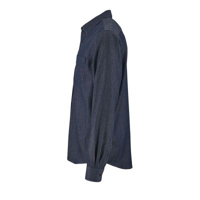 Рубашка мужская Barry Men, синяя (деним)-2