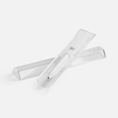 Ручка шариковая Ridge в футляре, белая-0