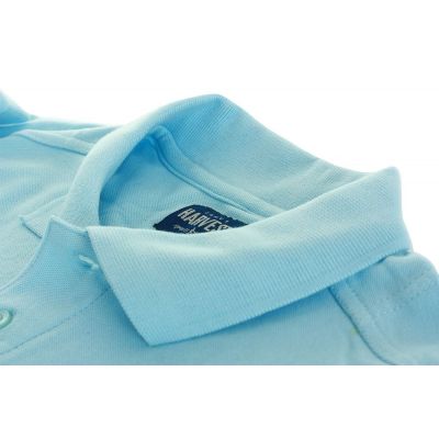 Рубашка поло мужская MORTON, голубая-3