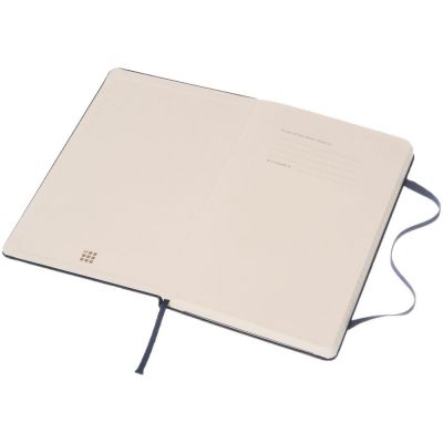 Записная книжка Moleskine Classic Large, в клетку, синяя-2