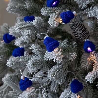 Гирлянда Cosy Poms, синяя-0