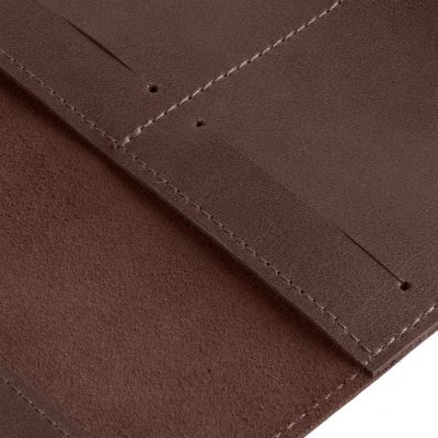 Обложка для паспорта Apache, ver.2, темно-коричневая-4