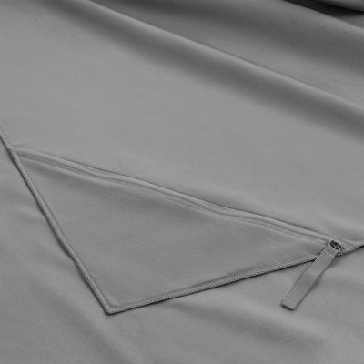 Полотенце спортивное Hard Work, серое-3